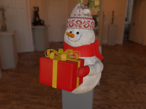 christmas snowman 3D Model