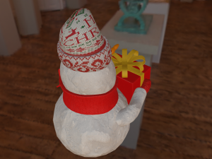 christmas snowman 3D Модель