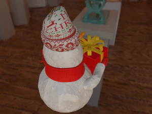 christmas snowman 3D Model