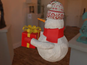 christmas snowman 3D Model