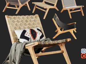 hemase fauteuils collectie no1-5 nairobi tuin 3D Model