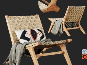 hemase armchairs collection no1-5 nairobi garden Modelo 3D