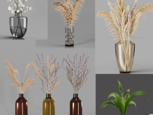 hemase collection bouquet no1-5 3D Model