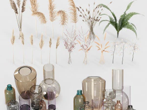 декоративный набор №3 3D Модель