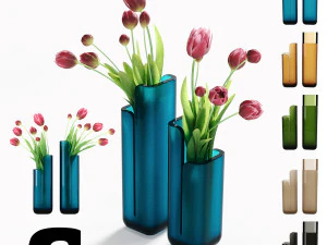 Crystalmood Vase Masa von Antonio Lupi Design 3D Modell