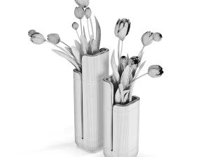 crystalmood vase masa by antonio lupi design 3D Model