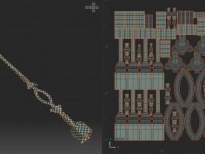 wrought iron pack no1 3D Model