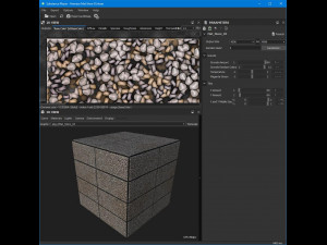 hemase mat 03 exposed aggregate concrete 3 colors CG 텍스쳐
