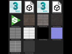 hemase mat 03 exposed aggregate concrete 3 colors CG 텍스쳐