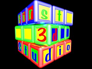 lego cube - animated model ready 3D Model