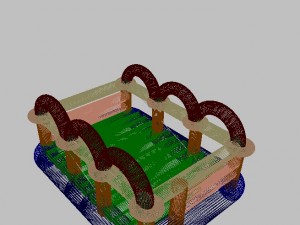 bouncing castle Model 3D
