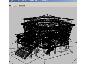 church animated model ready 3D Model