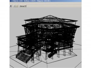 church animated model ready 3D Model