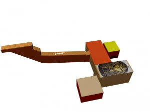 tutankhamun tomb animated model 3D Model