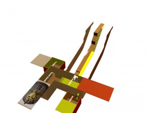 tutankhamun tomb animated model 3D Модель
