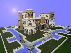 castle - animated model ready 3D Model