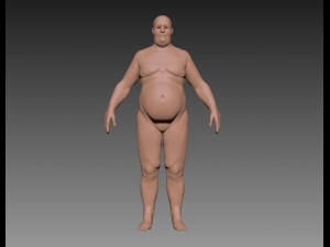 fat guy 3Dモデル
