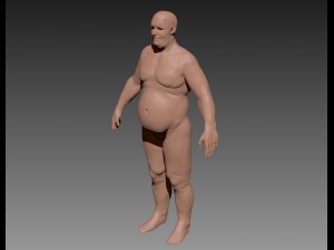 fat guy 3Dモデル