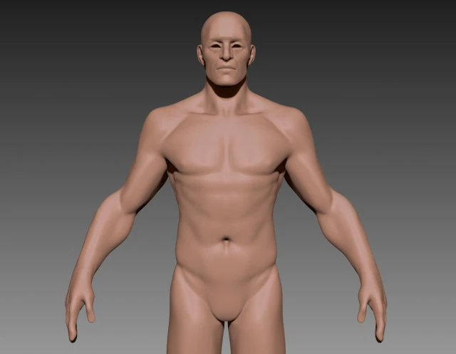 ragazzo muscoloso Modello 3D .c4d .max .obj .3ds .fbx .stl .blend