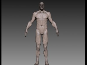 muscular guy 3D मॉडल