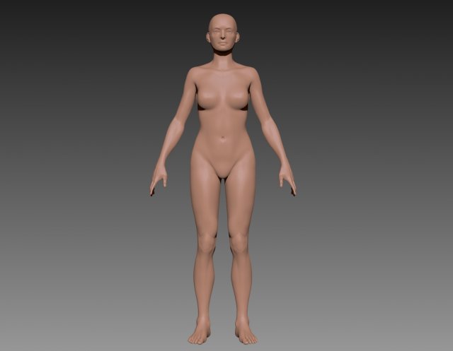 woman Modèle 3D .c4d .max .obj .3ds .fbx .stl .blend 