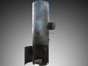 caldaia a legna titano Modello 3D