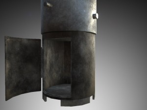 wood-fired boiler titan Model 3D