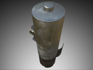 wood-fired boiler titan Model 3D
