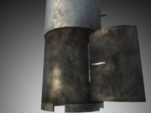 wood-fired boiler titan Model 3D