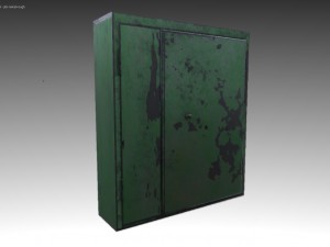 steel door 3D Model