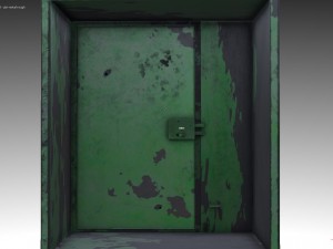 steel door 3D Модель