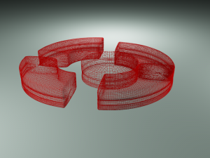 high poly sofa Model 3D