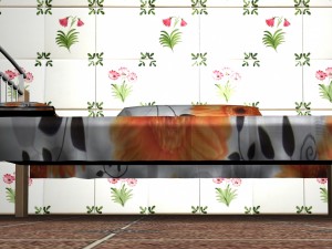 bed design 2 pillow design 3D Model