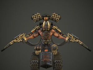 sci-fi cyborgdestroyer 3D Модель
