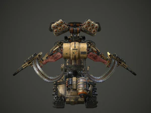 sci-fi cyborgdestroyer 3D Model