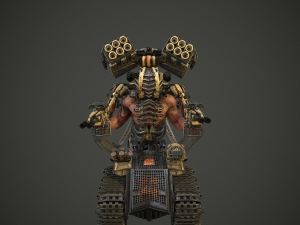sci-fi cyborgdestroyer 3D Модель