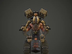 sci-fi cyborgdestroyer 3D Model