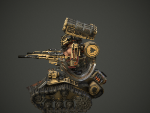 sci-fi cyborgdestroyer 3D Модель