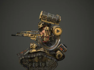 sci-fi cyborgdestroyer 3D Model