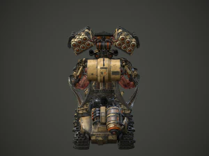 sci-fi cyborgdestroyer 3D Model