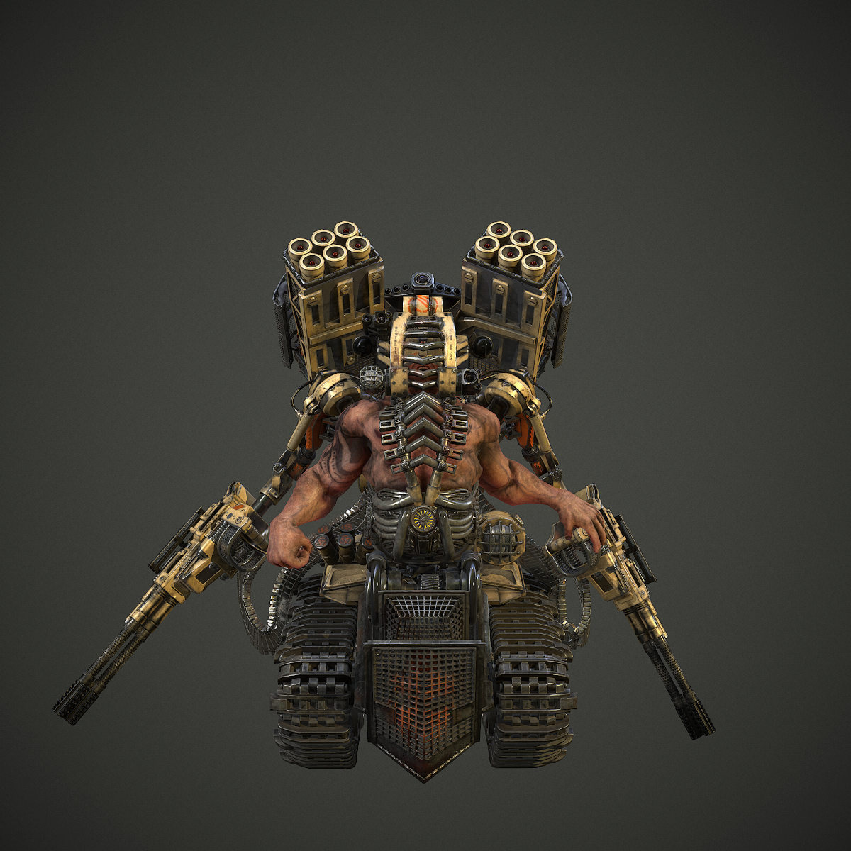 Sci-Fi Cyborgdestroyer 3D Модель In Роботы 3DExport
