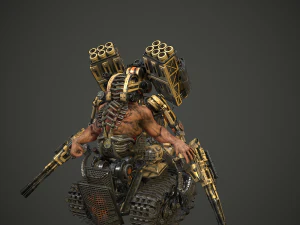 sci-fi cyborgdestroyer 3D Model