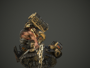 sci-fi cyborgdestroyer 3D Модель