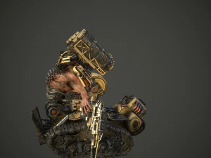 sci-fi cyborgdestroyer 3D Model