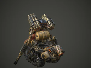 sci-fi cyborgdestroyer 3D Model