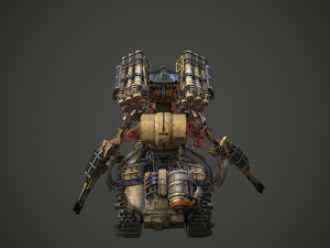 sci-fi cyborgdestroyer 3D Модель