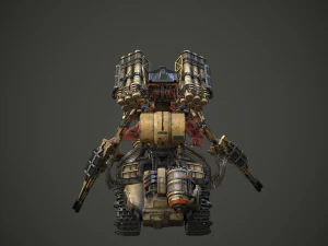 sci-fi cyborgdestroyer 3D Model