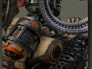 sci-fi cyborgdestroyer 3D Model