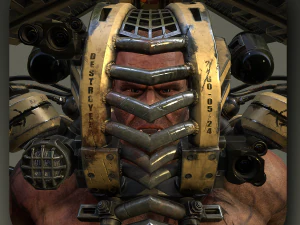 sci-fi cyborgdestroyer 3D Model