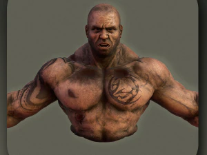sci-fi cyborgdestroyer 3D Model